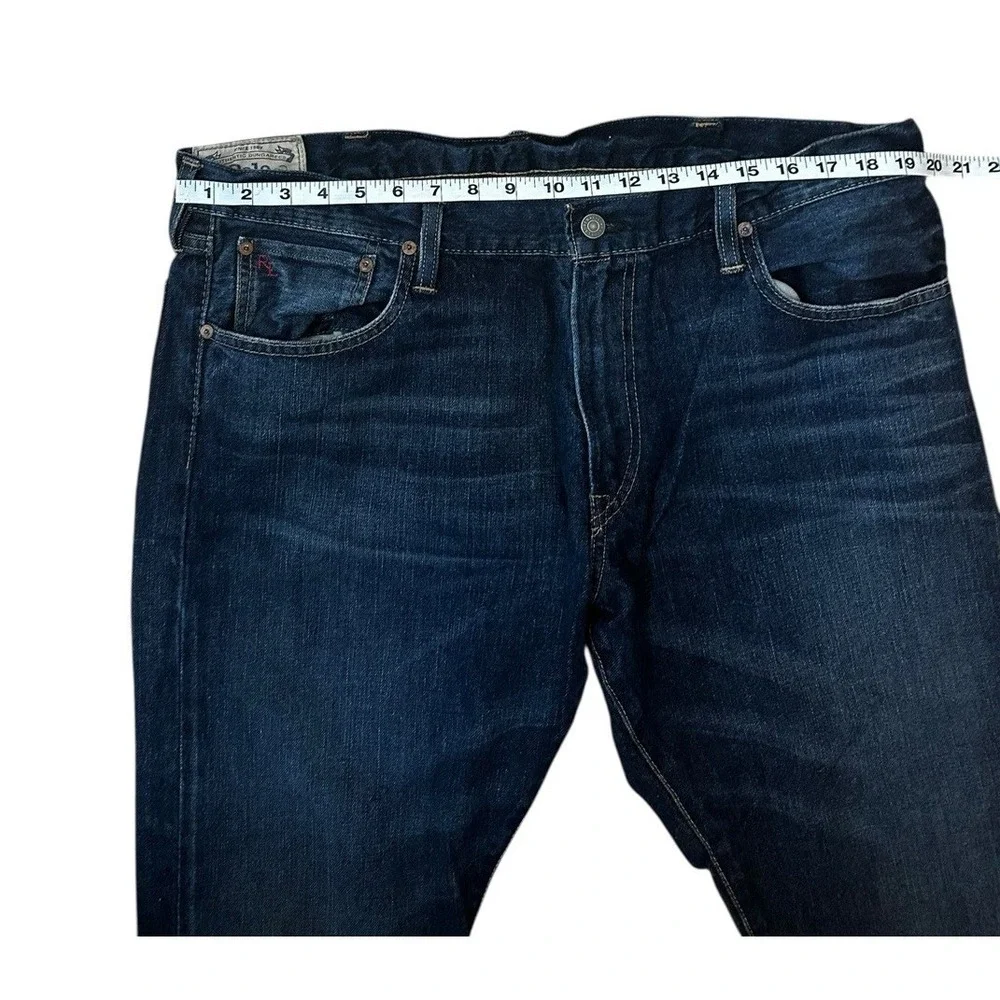 Polo Ralph Lauren Mens‎ Jeans Morris Wash Varick Slim Straight Dungarees 38 X 32